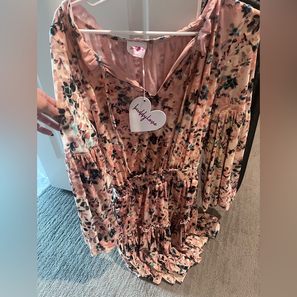 Buddy Love Ruffled Dress new with tags